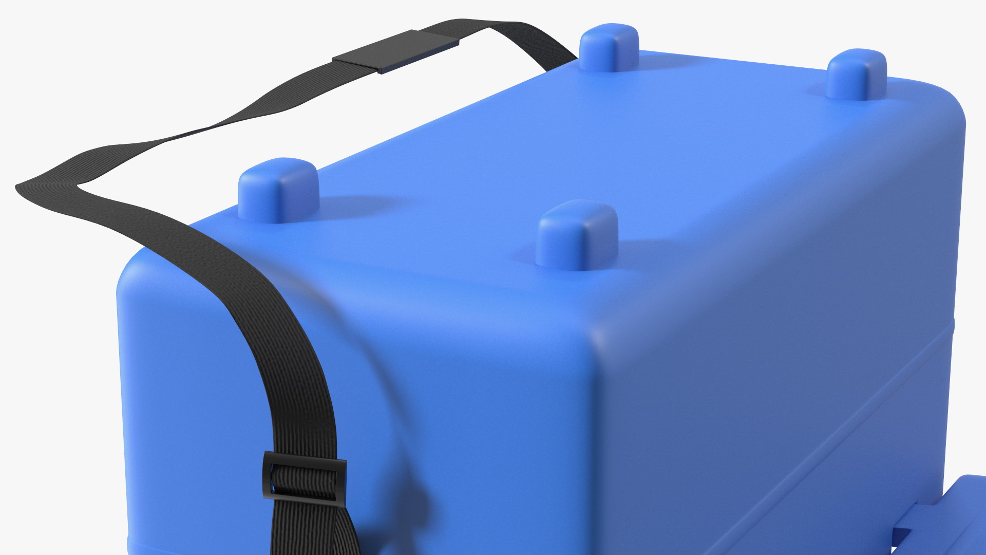 3D model Open Transport Box With Covid Tests and Masks