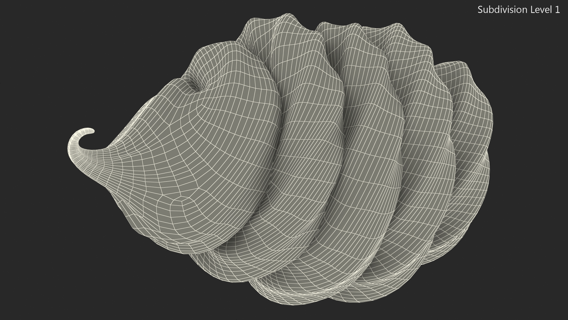 3D Vanilla Ice Cream Top