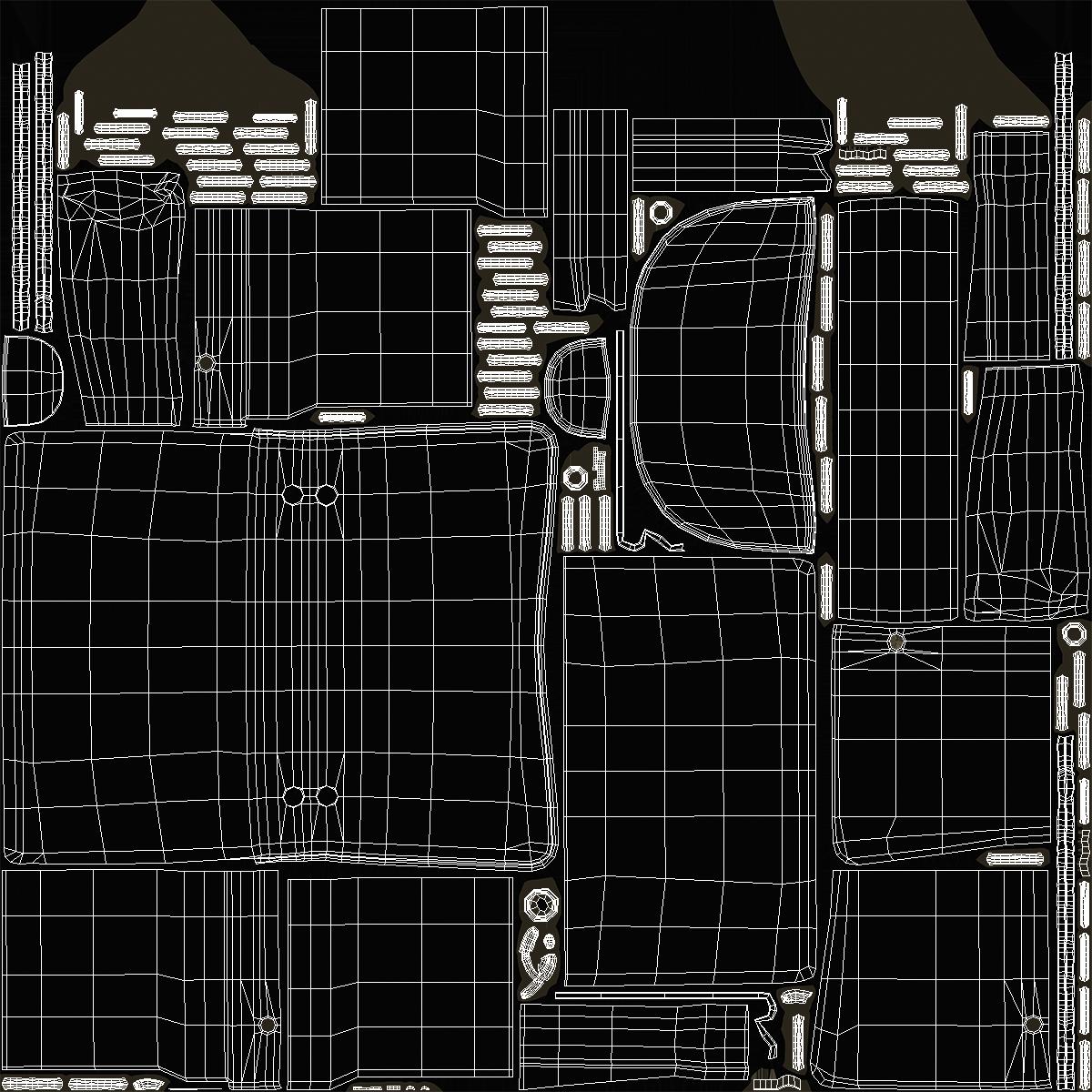 3D model Chanel Classic Handbag Black Grained Calfskin