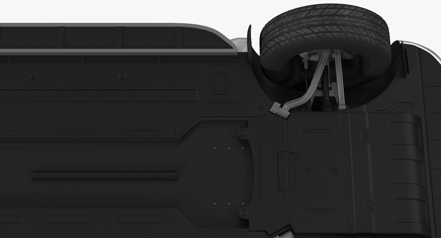 3D Toyota Prado 2018 Simple Interior model