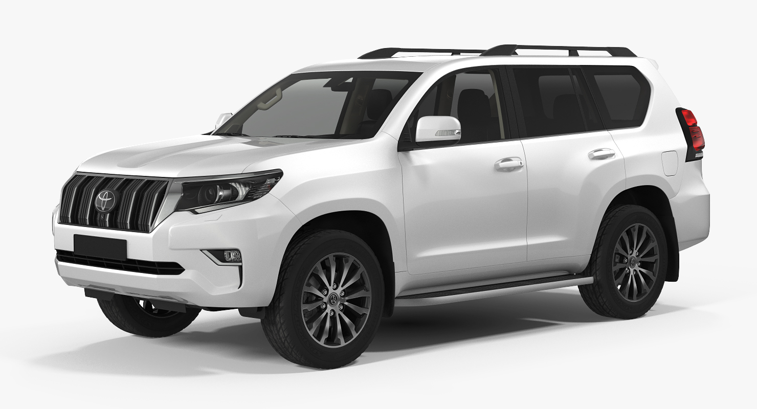 3D Toyota Prado 2018 Simple Interior model