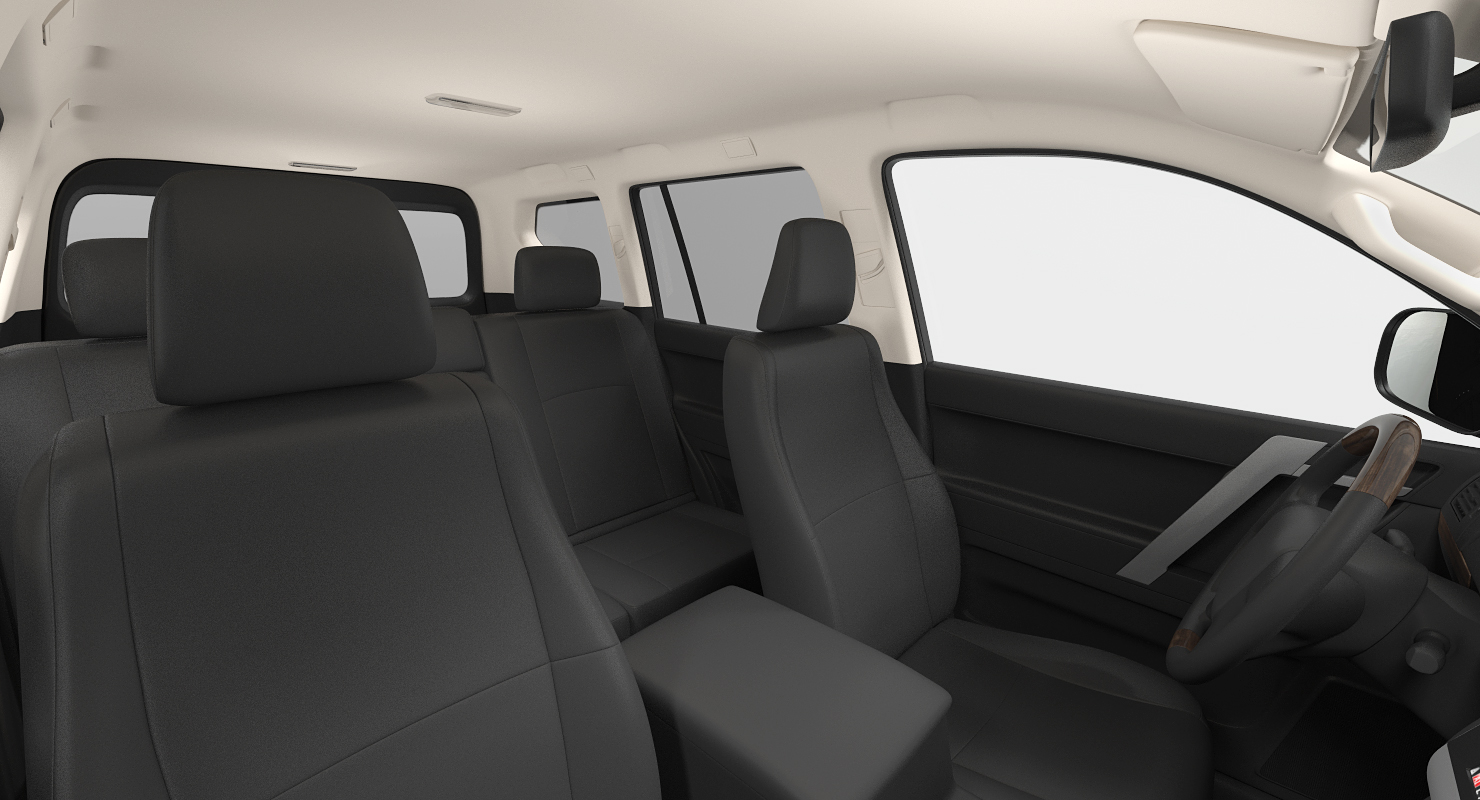 3D Toyota Prado 2018 Simple Interior model