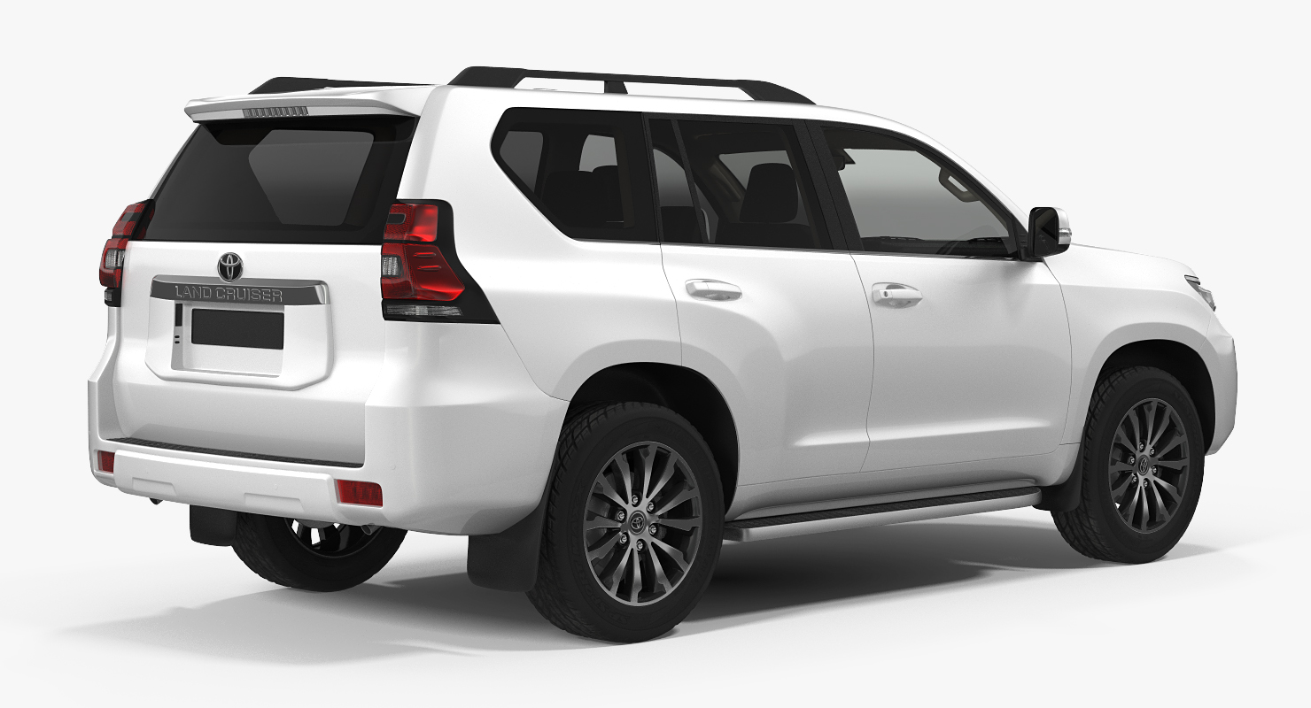 3D Toyota Prado 2018 Simple Interior model