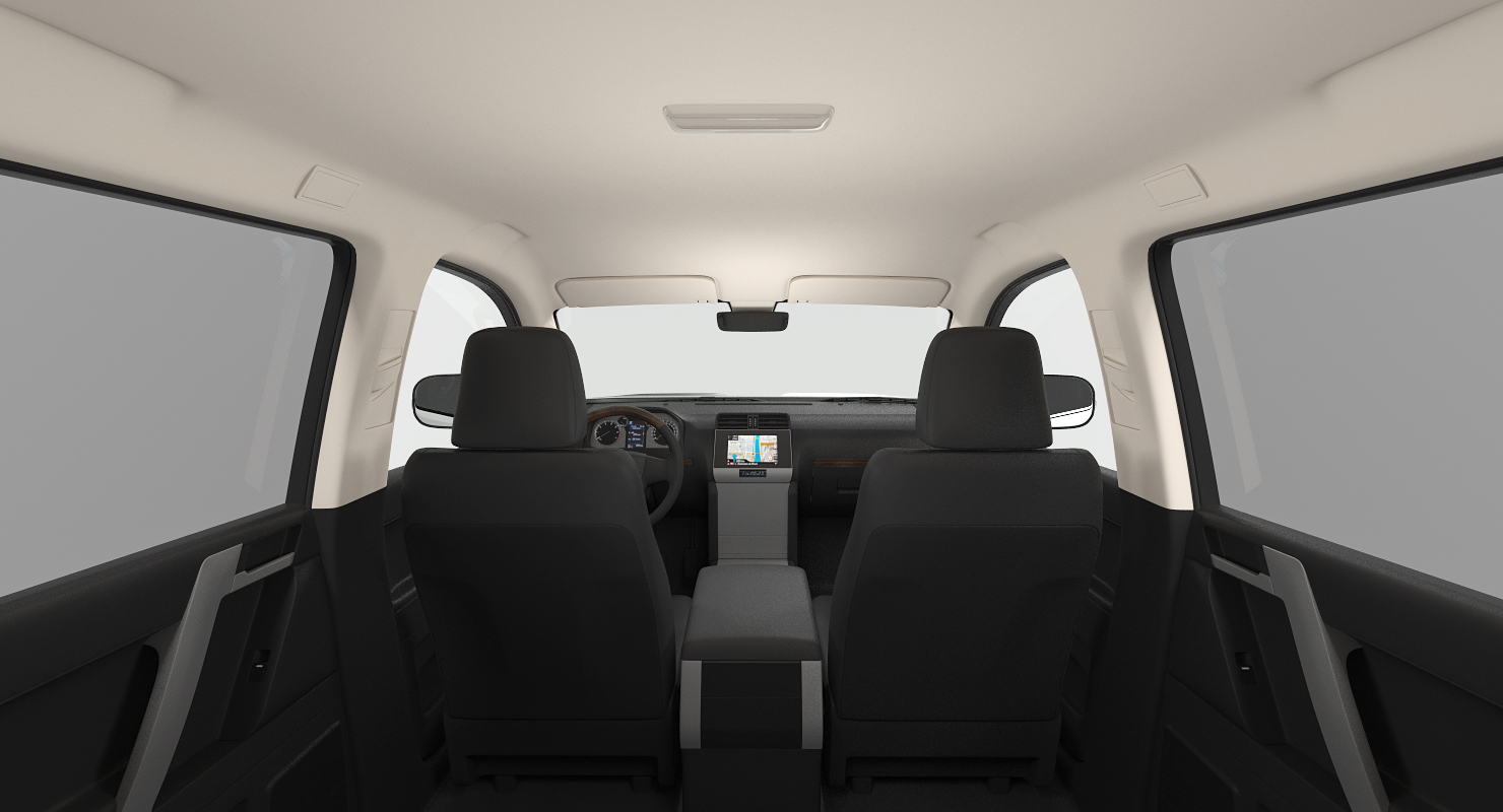 3D Toyota Prado 2018 Simple Interior model
