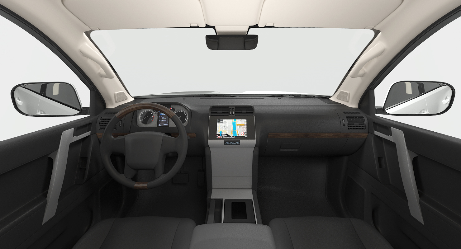3D Toyota Prado 2018 Simple Interior model