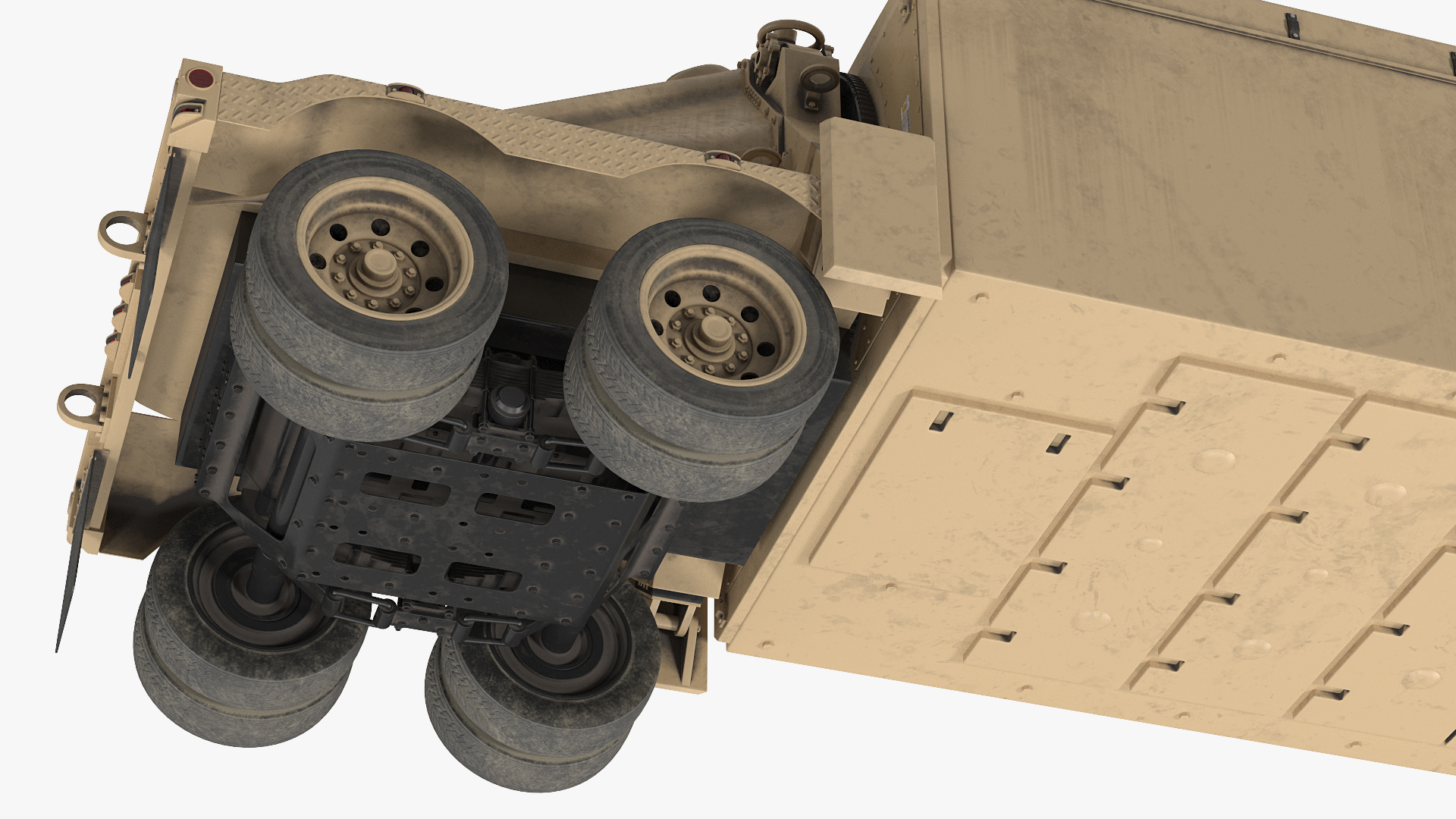 3D model AN TPY2 Radar Sand Rigged