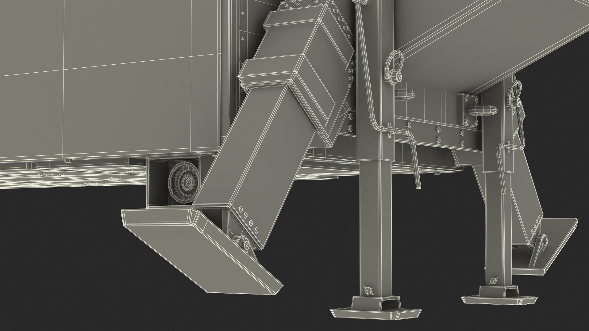 3D model AN TPY2 Radar Sand Rigged