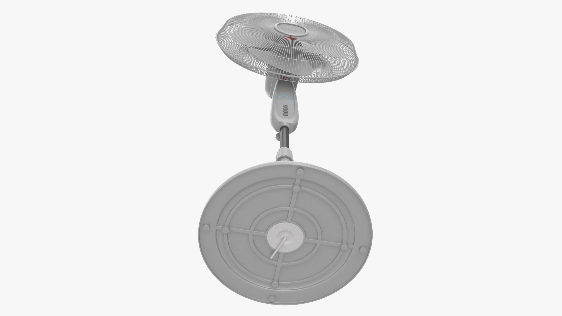 3D Pedestal Honeywell Fan White model