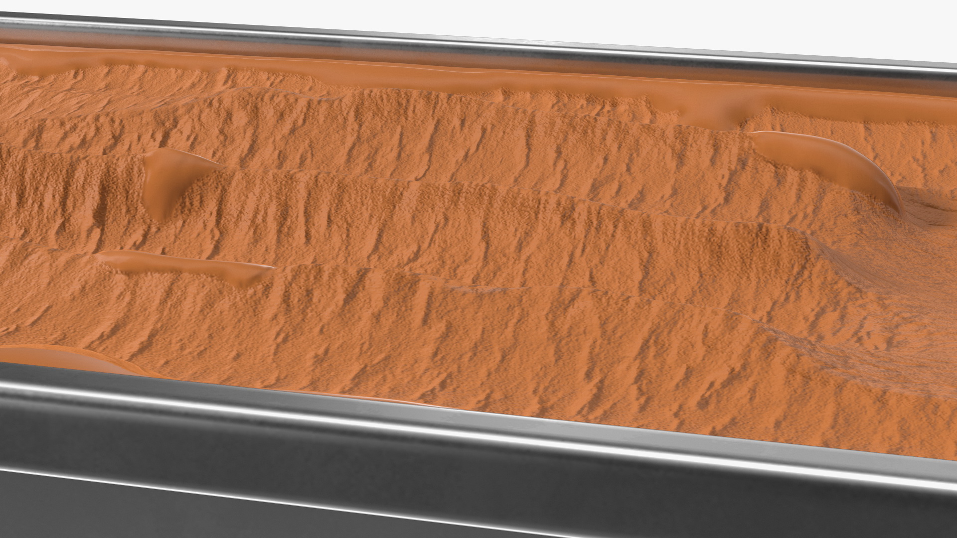 Chocolate Ice Cream Tray 3D model