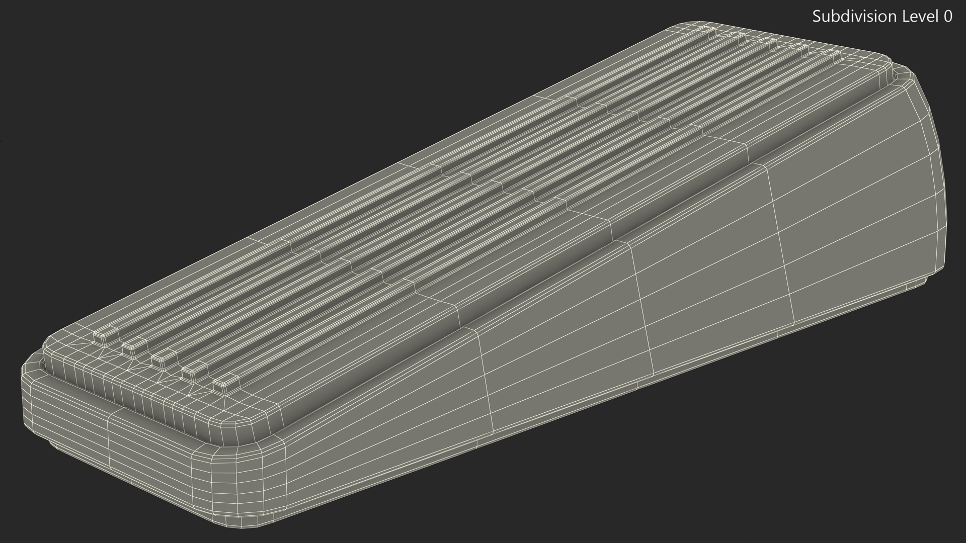 3D Heavy Duty Door Stop Wedge Grey