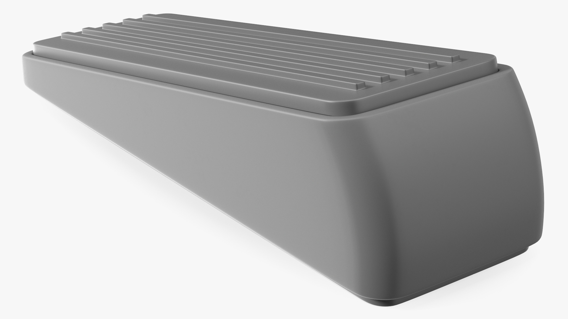 3D Heavy Duty Door Stop Wedge Grey