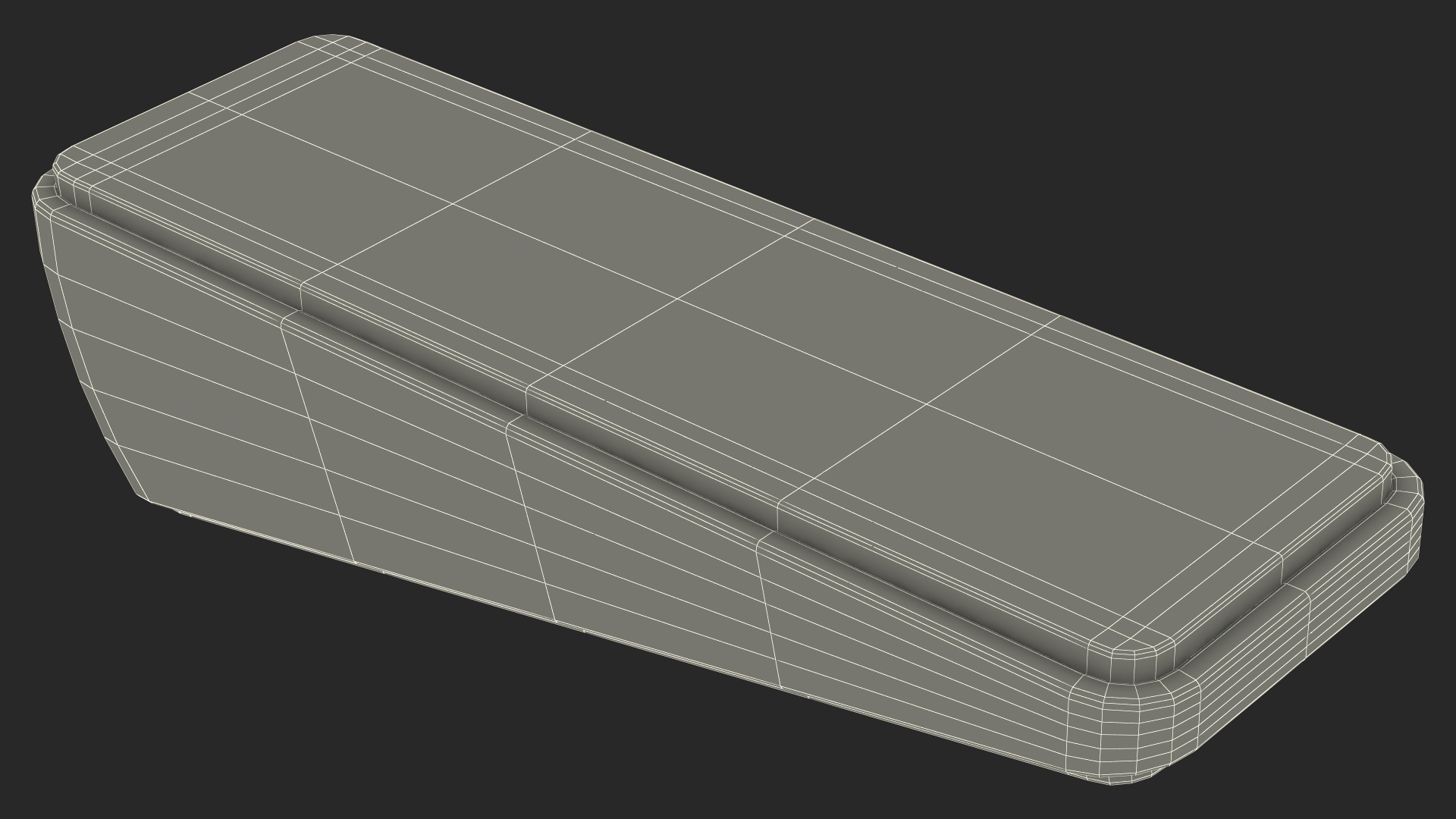 3D Heavy Duty Door Stop Wedge Grey