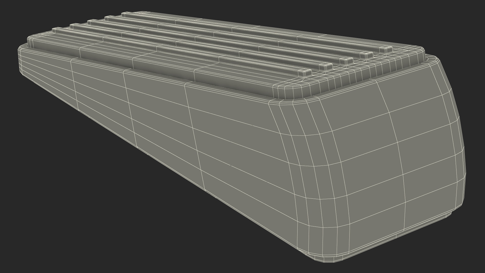 3D Heavy Duty Door Stop Wedge Grey