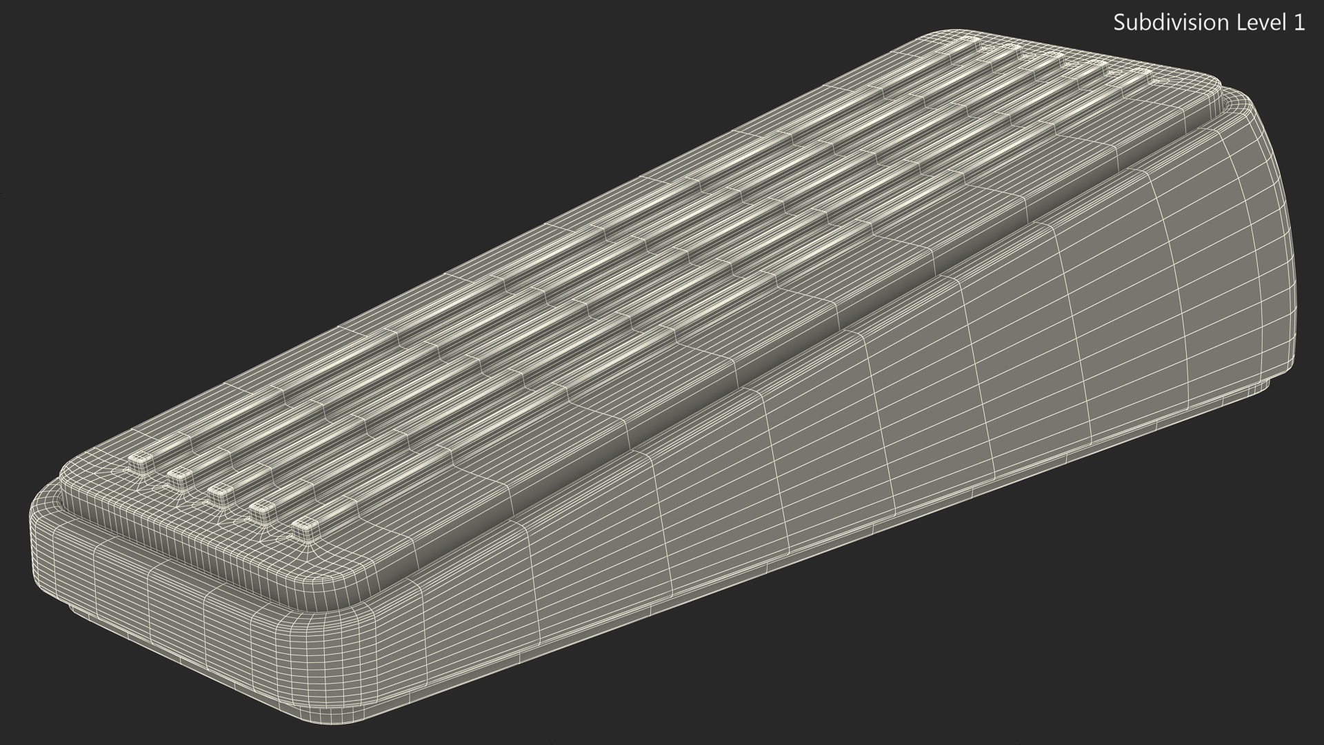 3D Heavy Duty Door Stop Wedge Grey