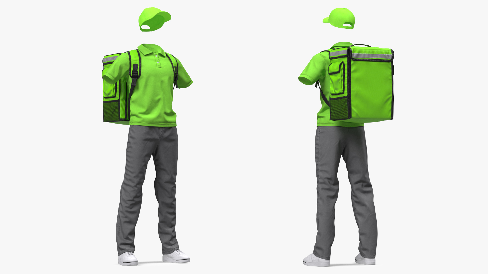 3D Food Delivery Uniform