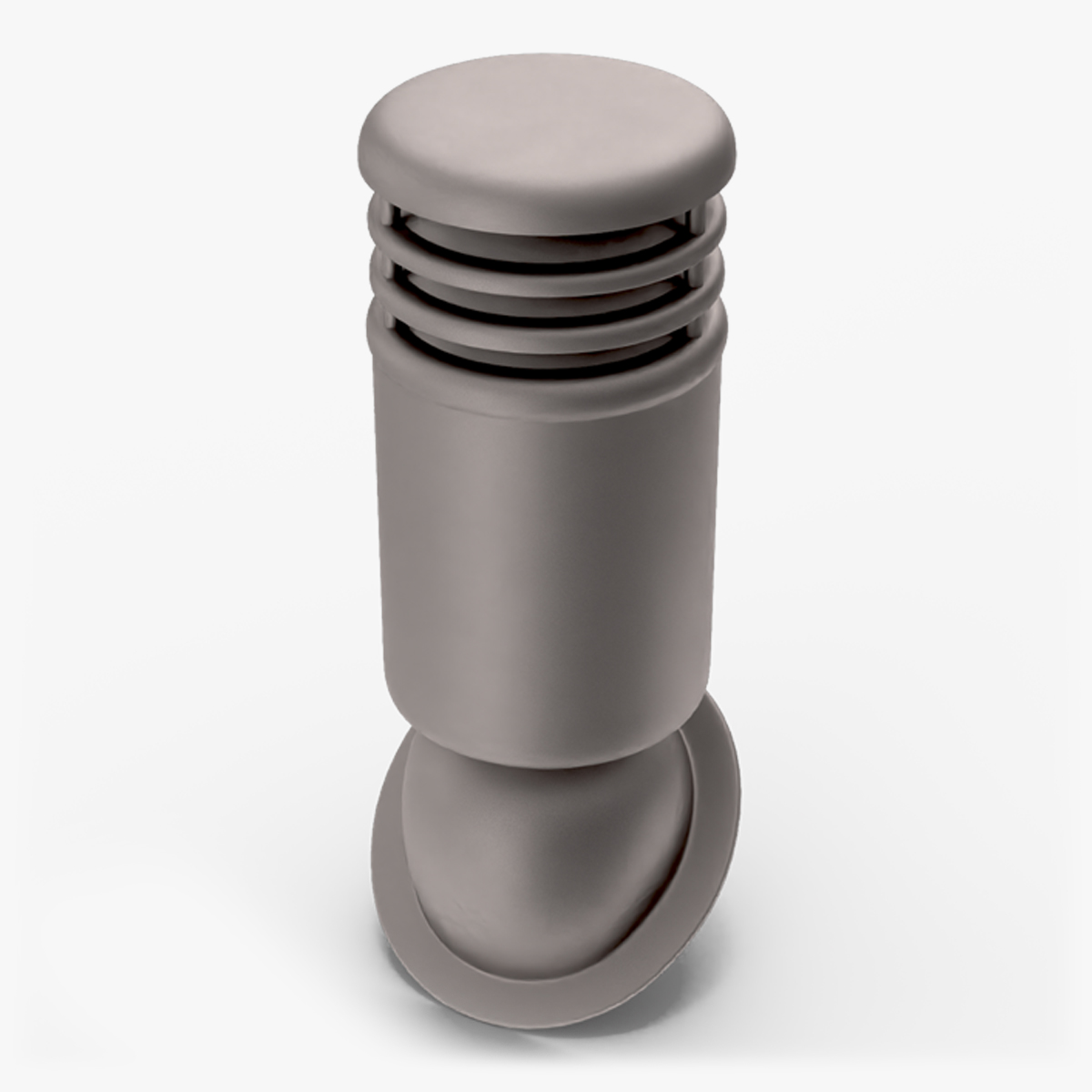 Designer Black Round Metal Chimney Corner Base, view 11