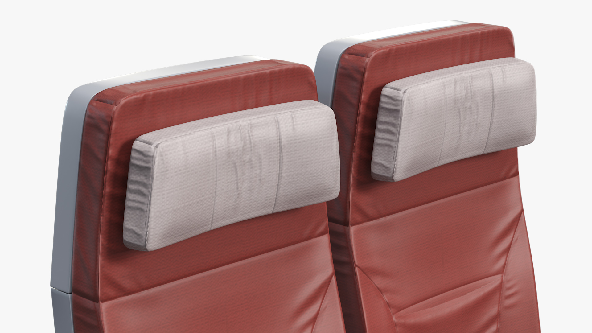 Twin Aircraft Passenger Seats 3D model