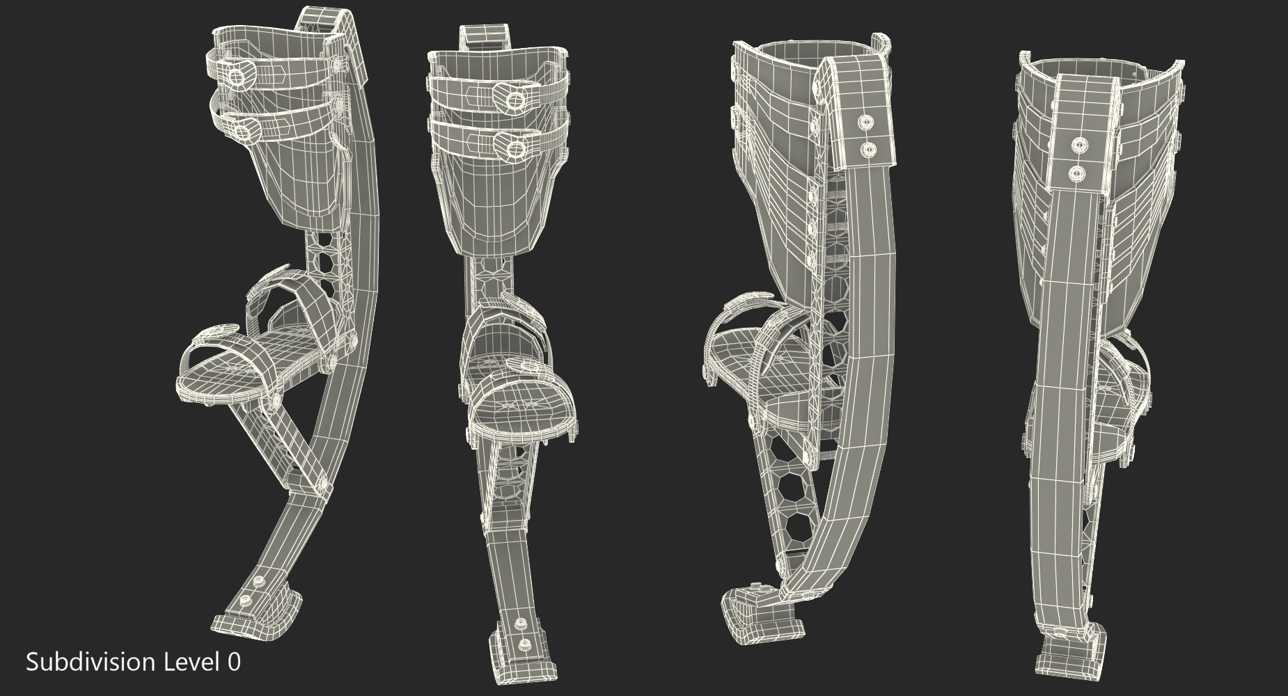 Jumping Stilts 3D model