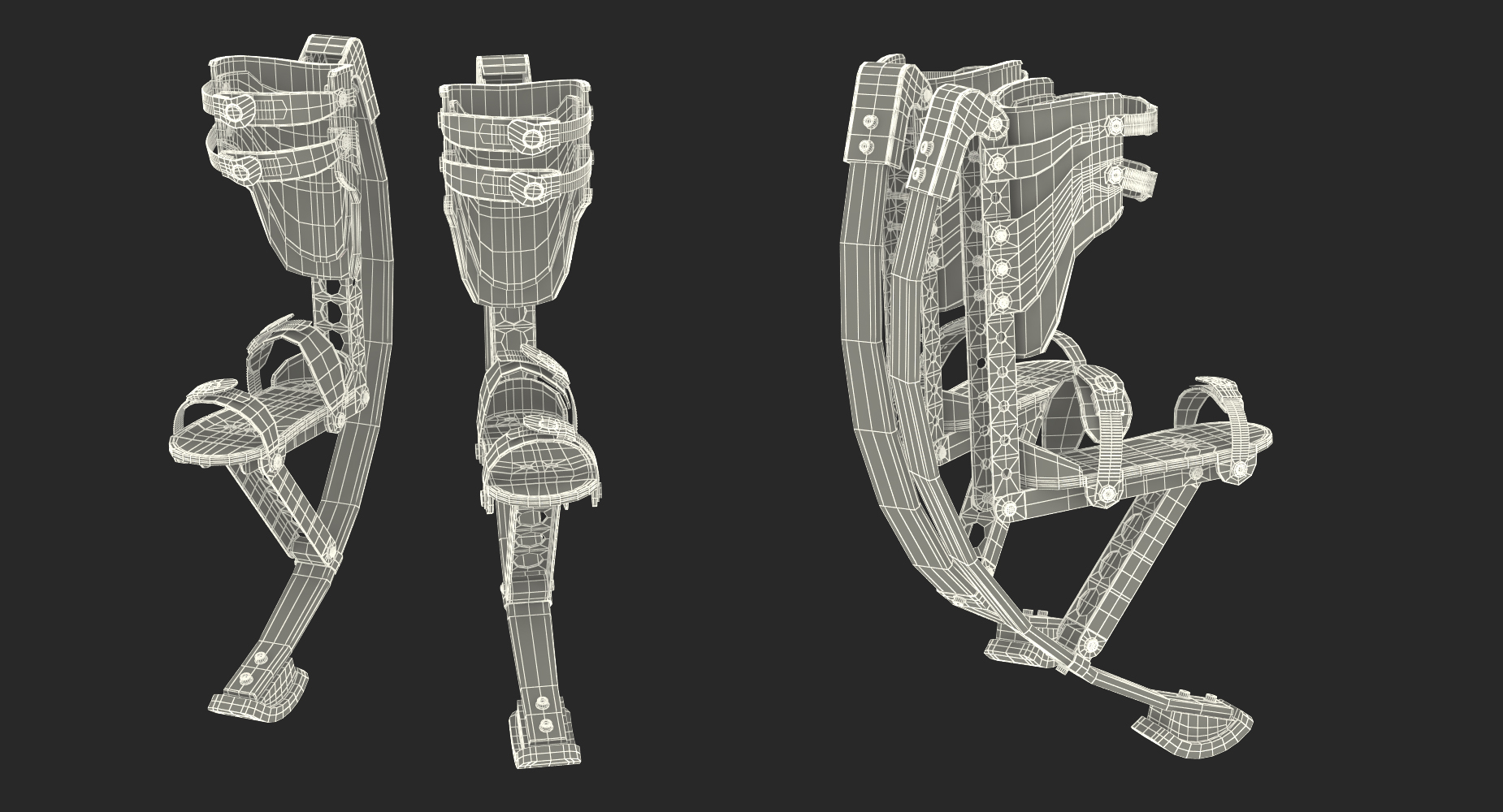 Jumping Stilts 3D model