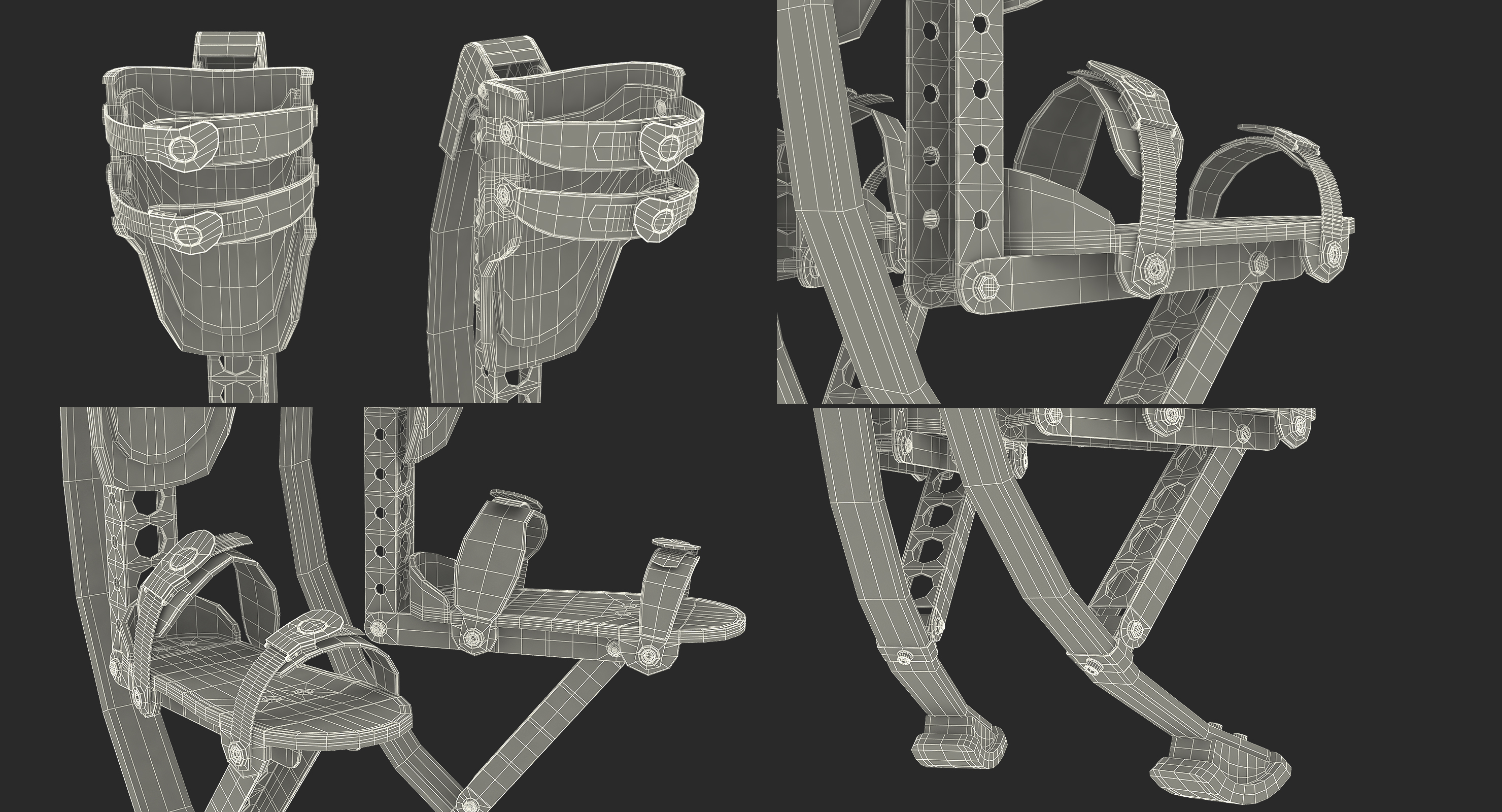 Jumping Stilts 3D model
