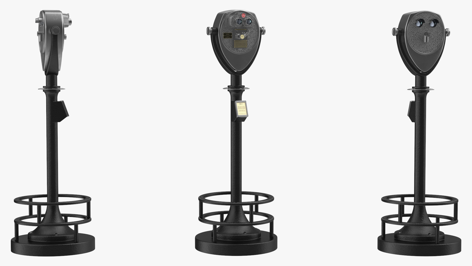 Vintage Coin-Operated Tower Viewer 3D model