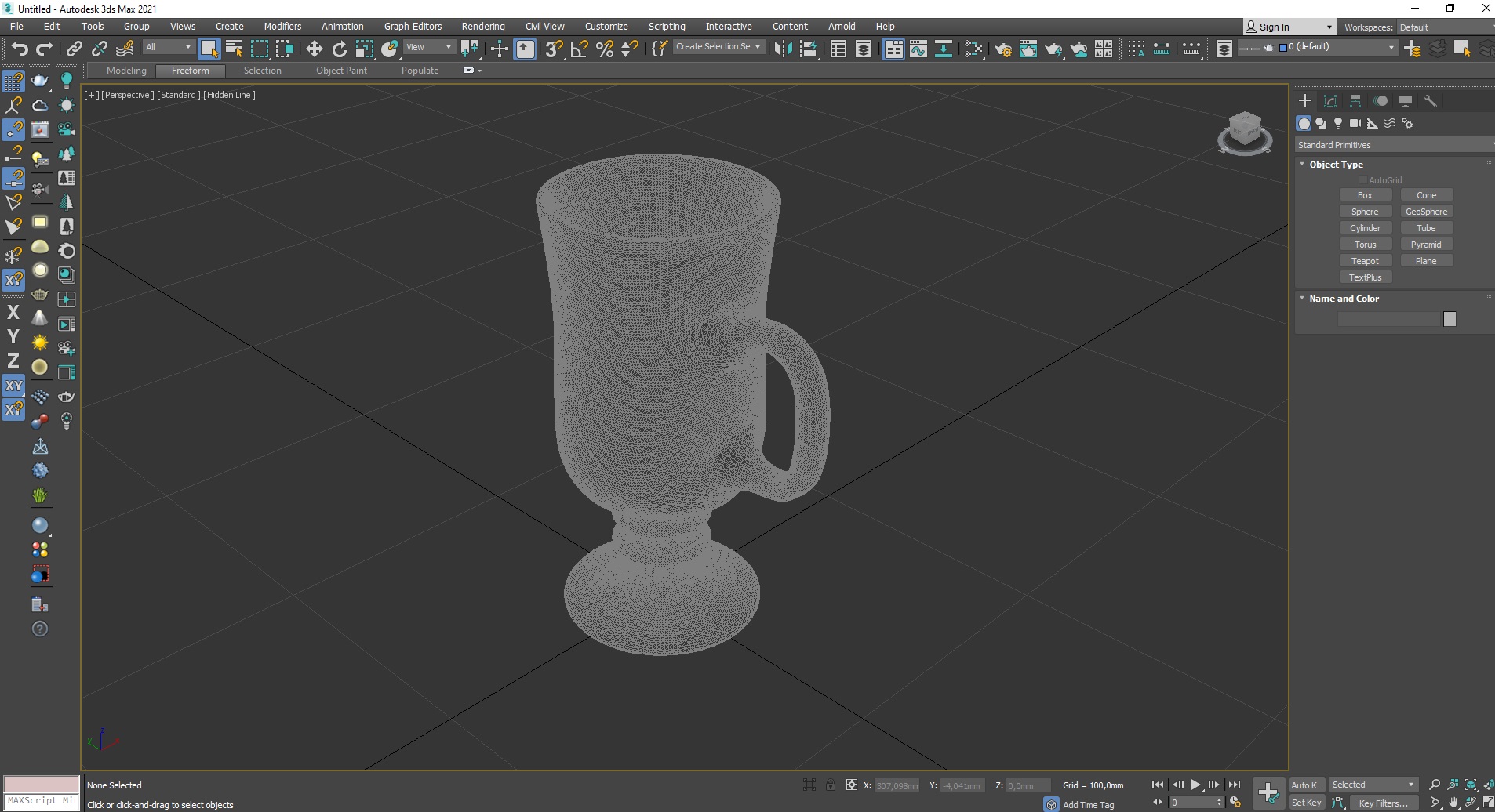 3D model Irish Glass Coffee Mug for 3D Print