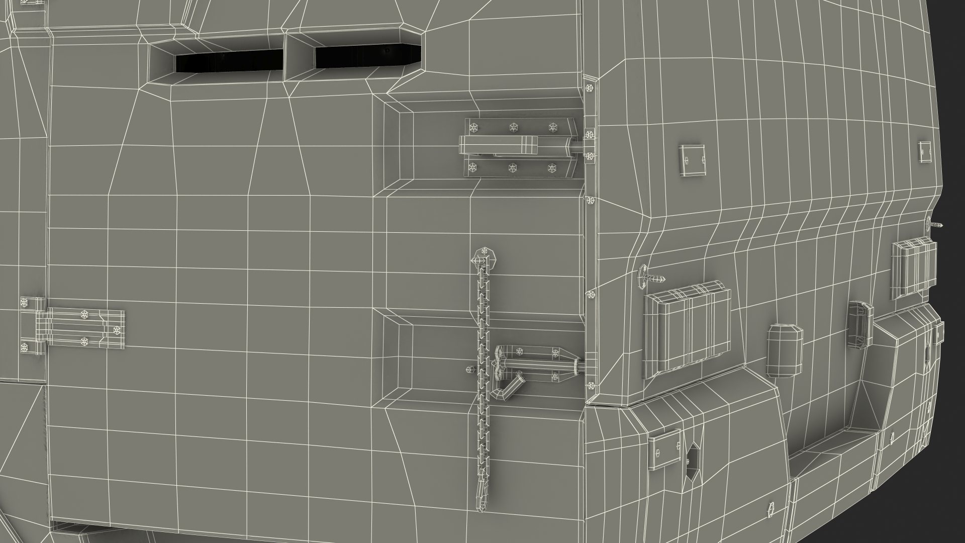 3D model Modern Police Paddy Wagon