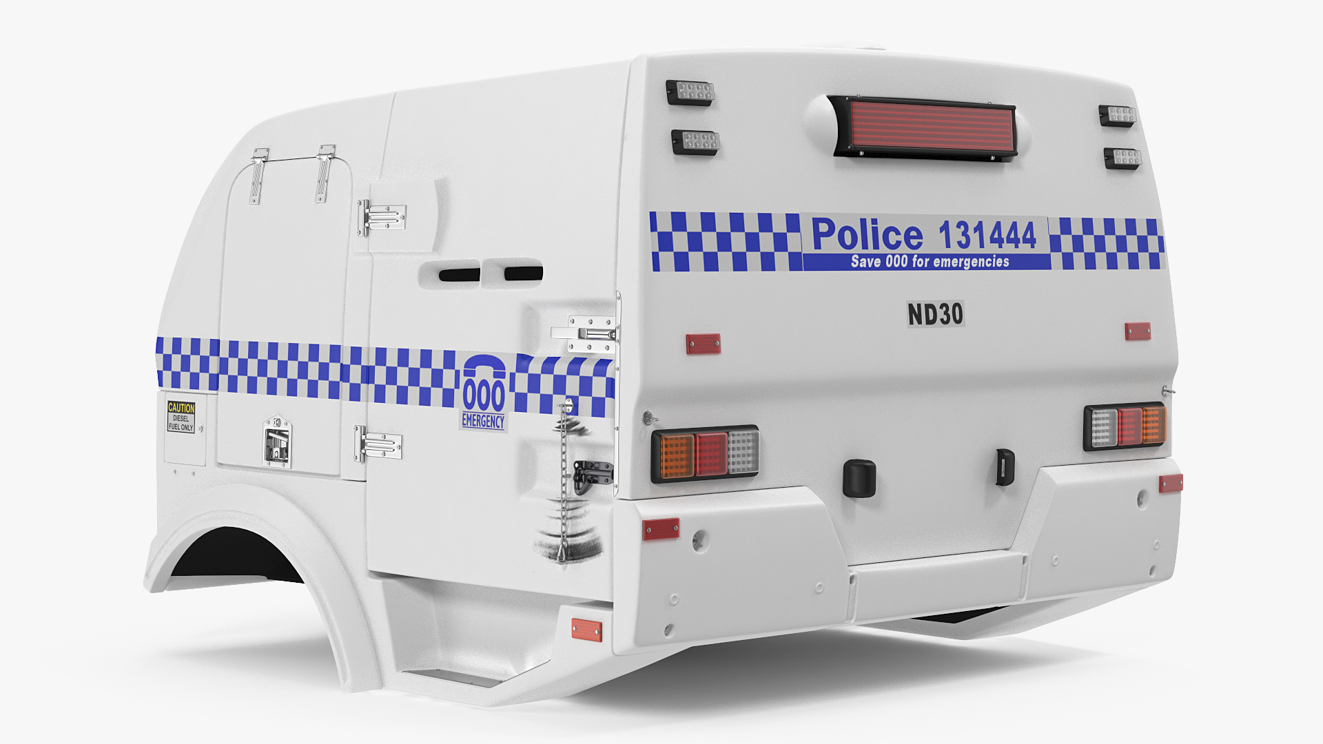 3D model Modern Police Paddy Wagon