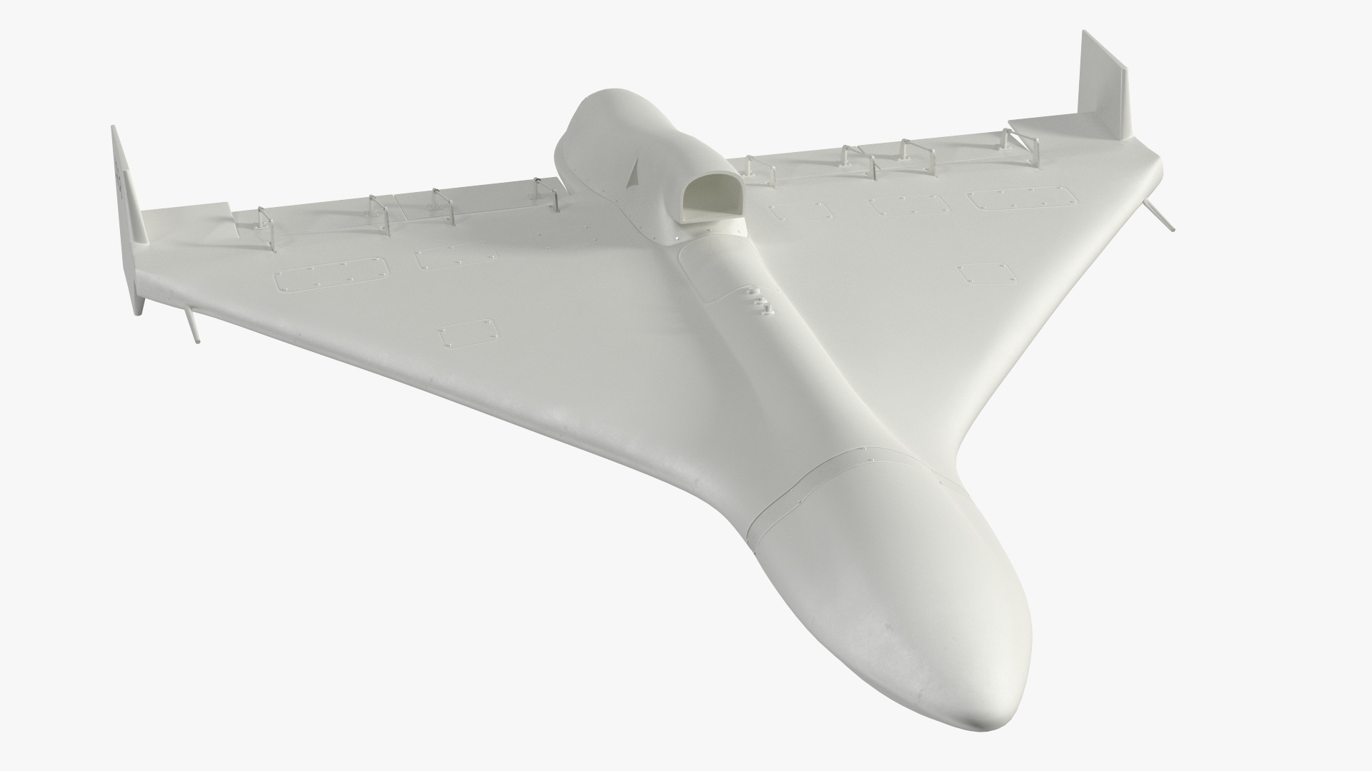 3D Kamikaze Drone Shahed 238 White