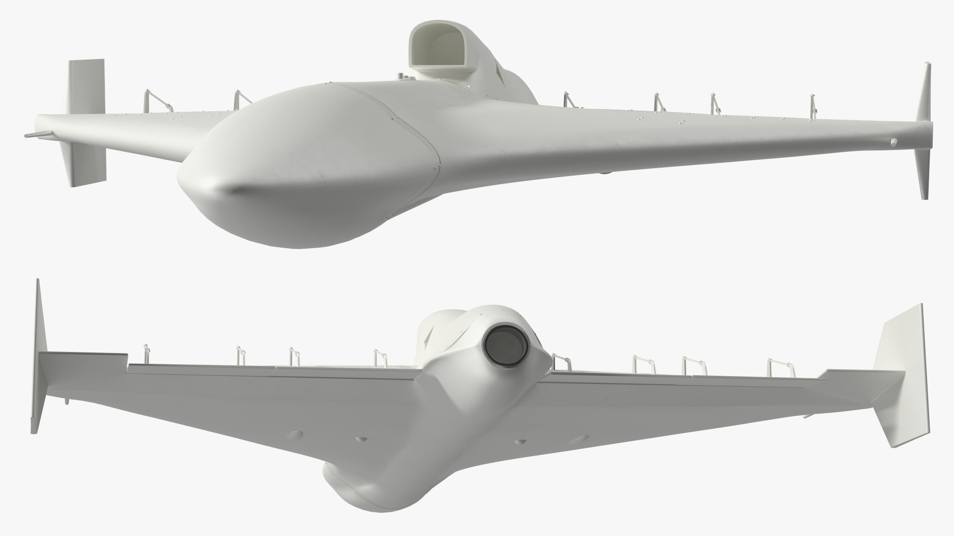 3D Kamikaze Drone Shahed 238 White