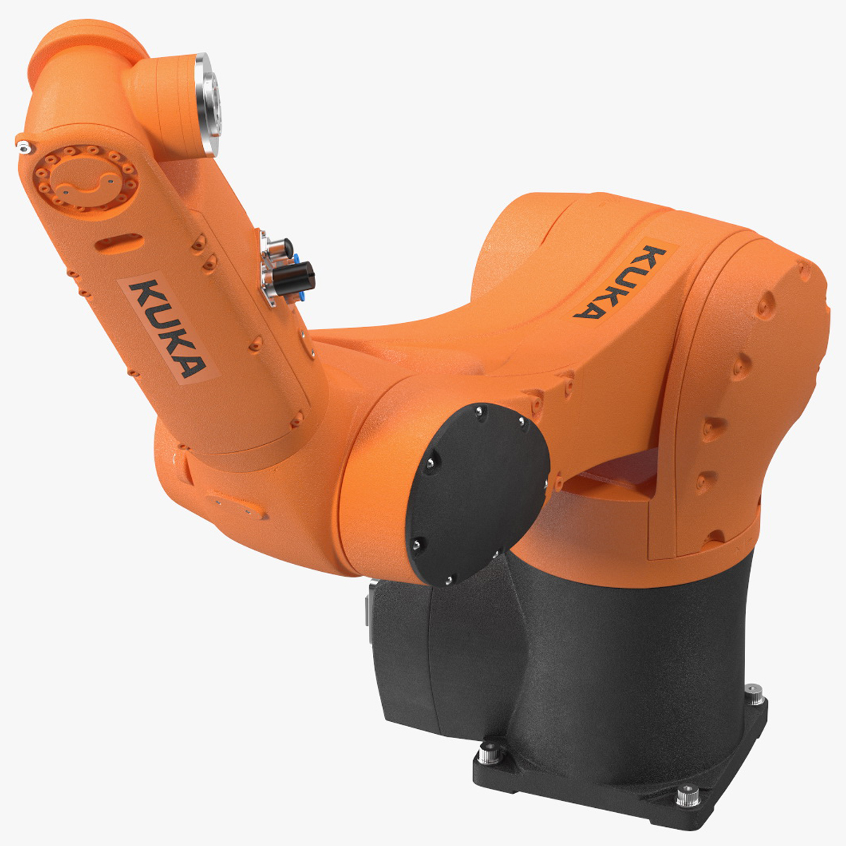 3D Compact Robot Arm Kuka KR 6 R900 Rigged for Maya model