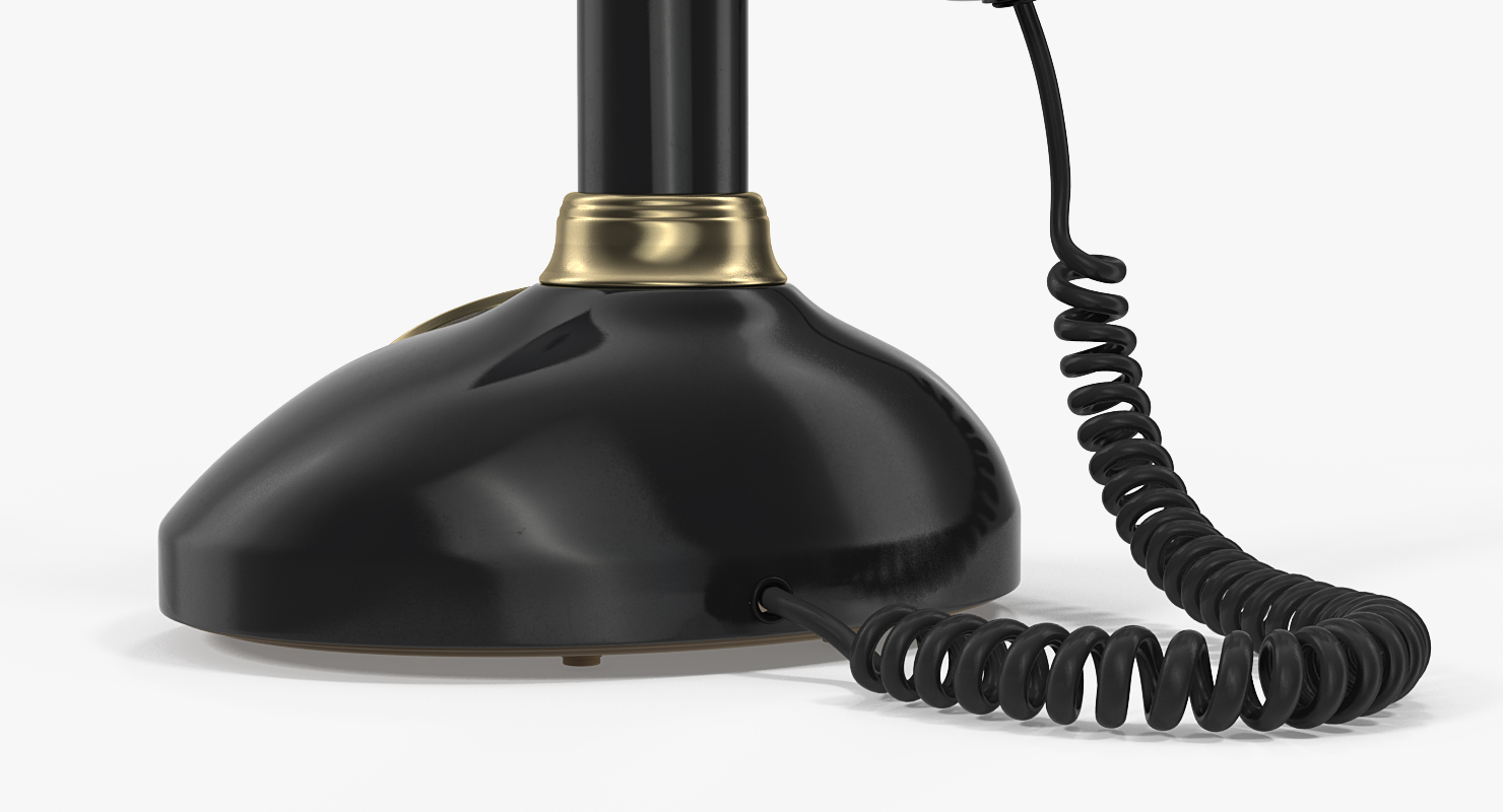 Vintage Candlestick Telephone 3D model