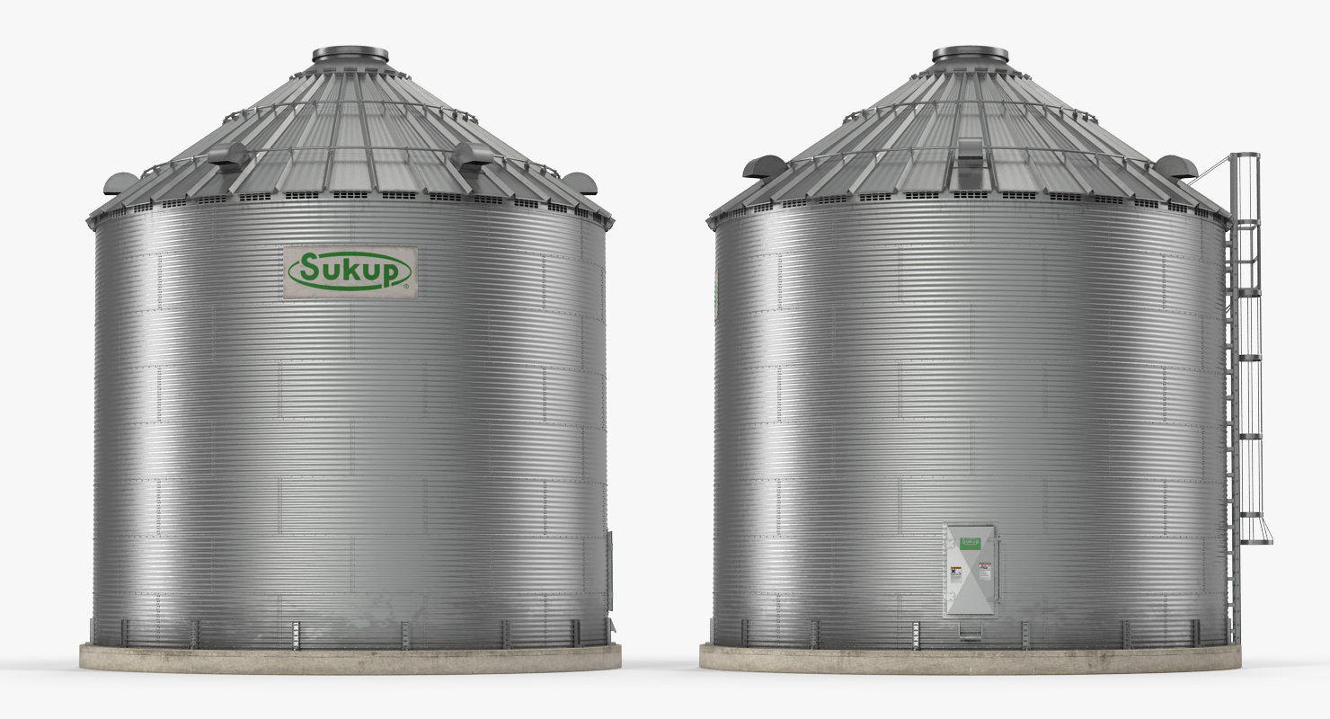 Grain Bin 3D model