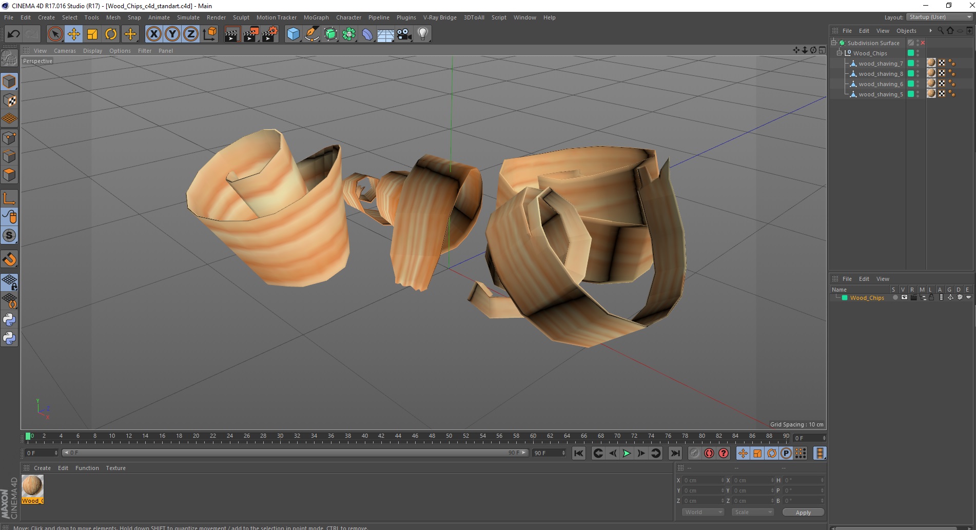 3D model Wood Chips
