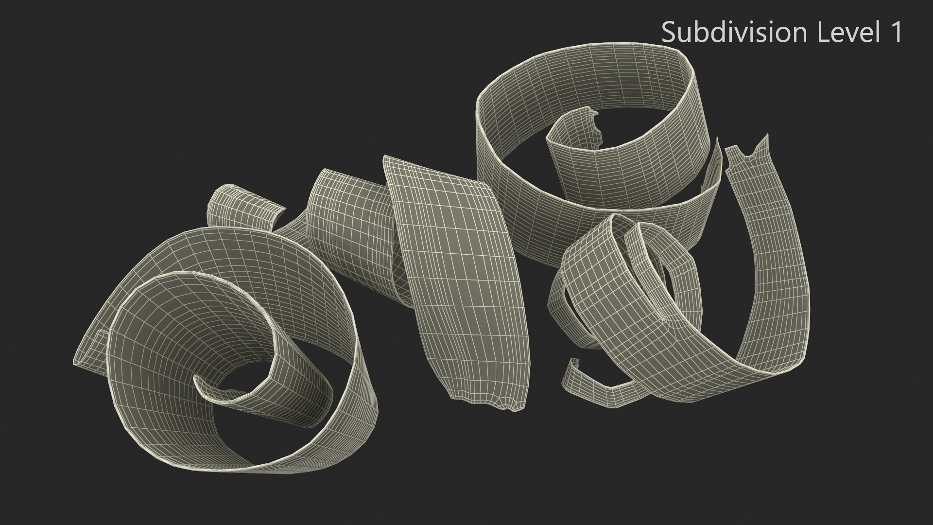 3D model Wood Chips