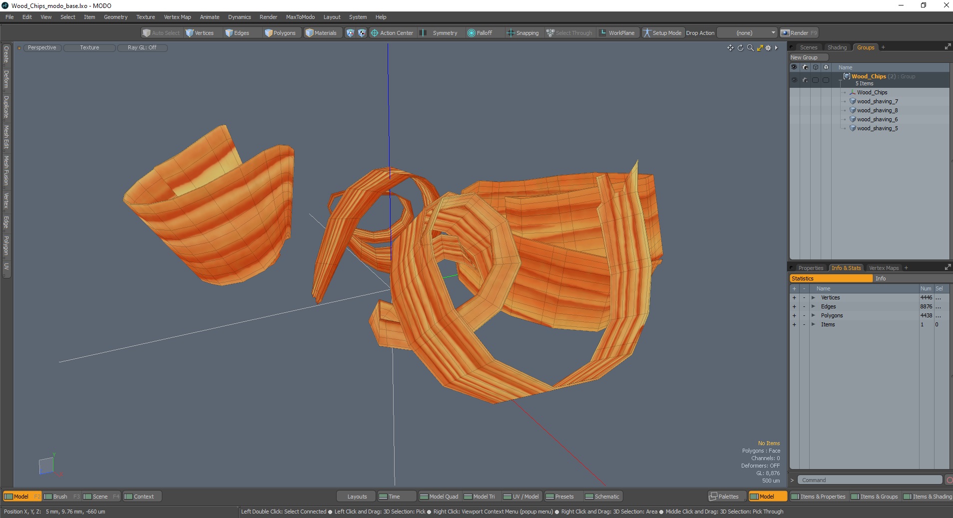 3D model Wood Chips