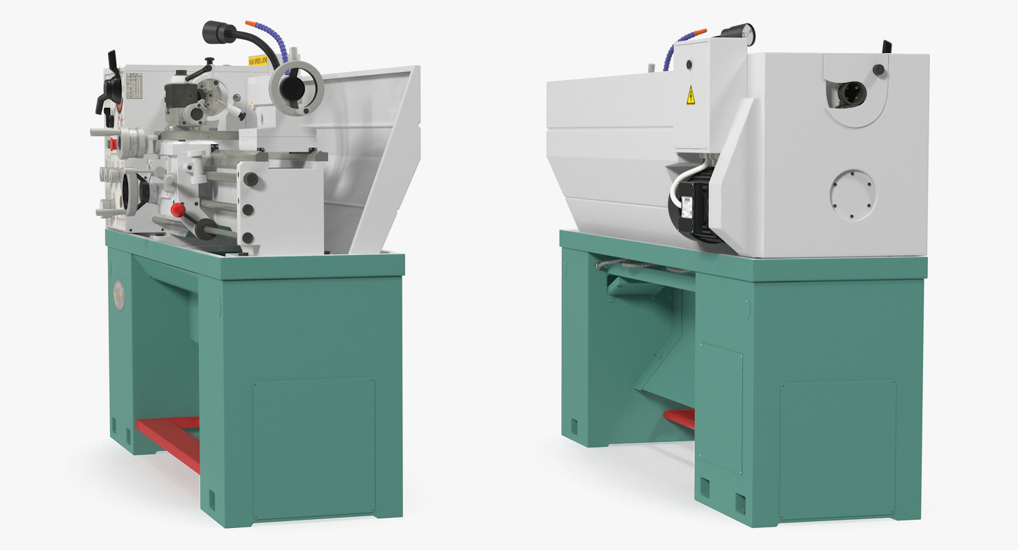 3D model Gunsmithing Gearhead Lathe Grizzly G0709
