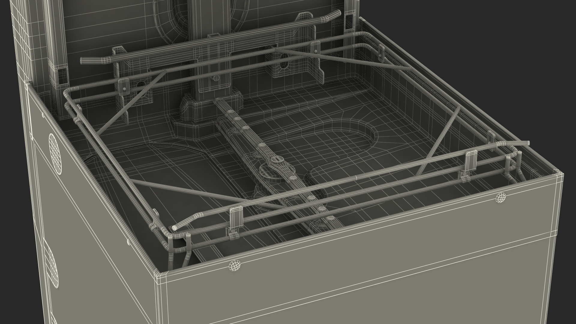 3D model Dishwasher Hood Type Hobart AM900 Rigged