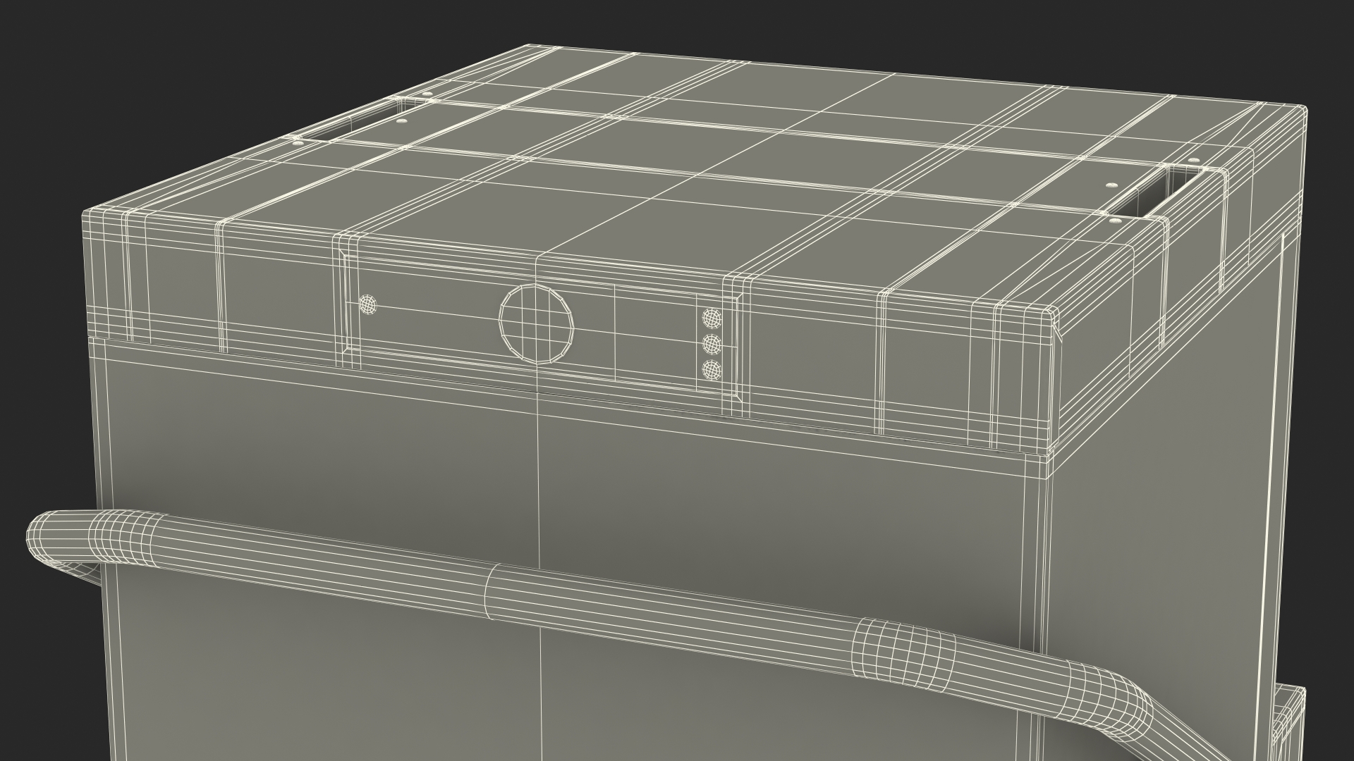 3D model Dishwasher Hood Type Hobart AM900 Rigged