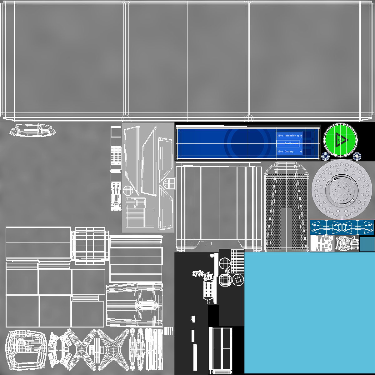 3D model Dishwasher Hood Type Hobart AM900 Rigged
