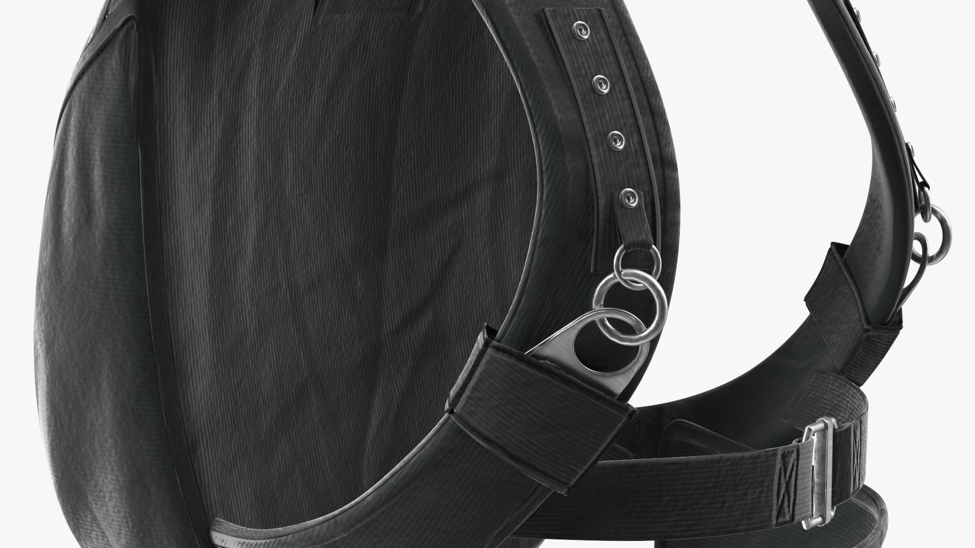 3D Backpack Parachute model