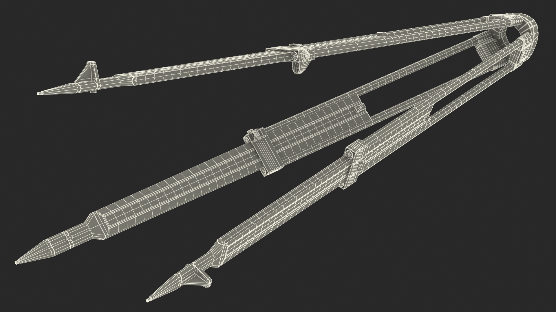 3D model Geodetic Tripod