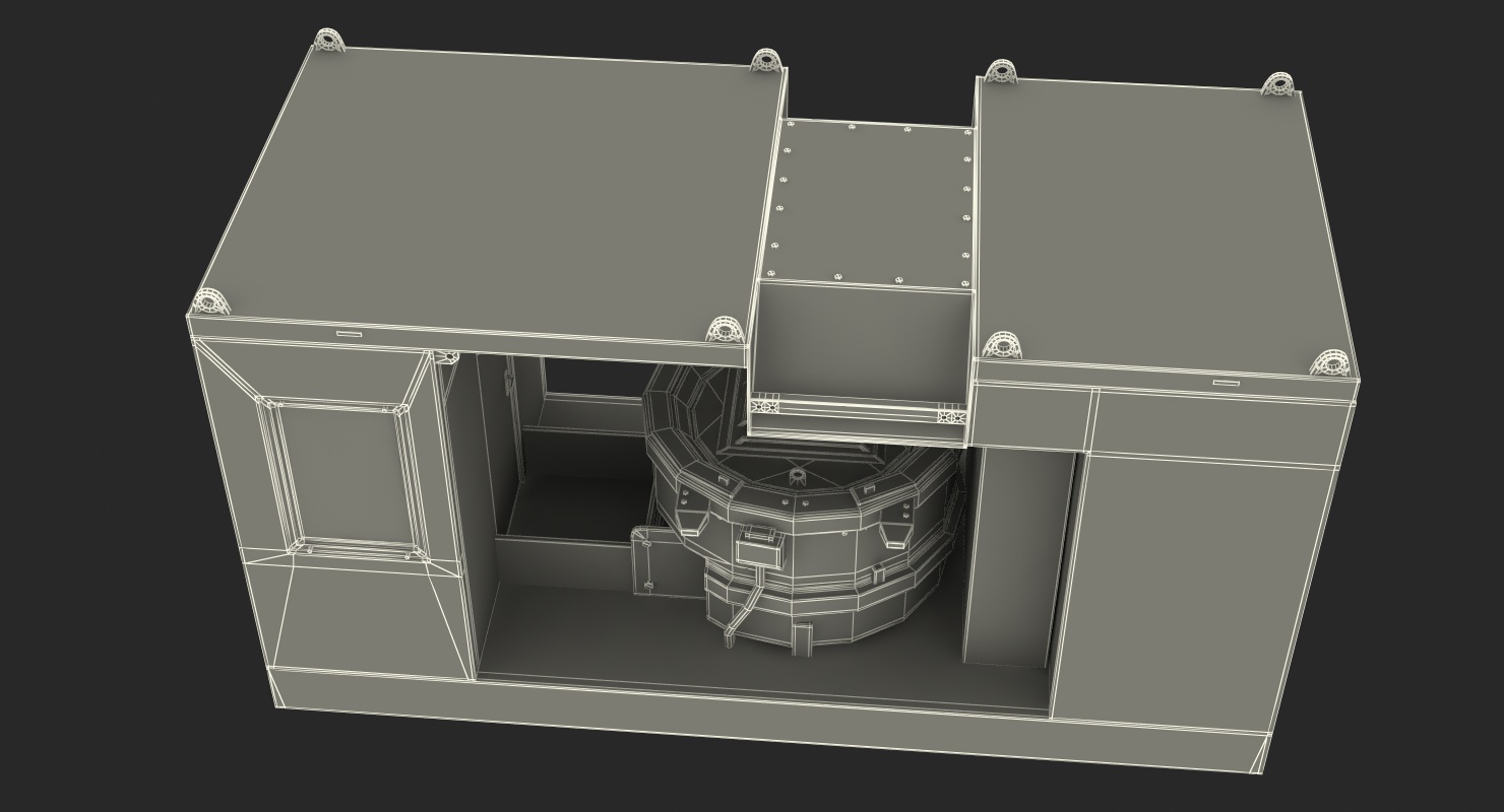 3D model Liebherr Mobile Ring-pan Mixer