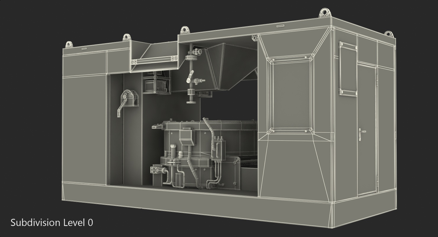 3D model Liebherr Mobile Ring-pan Mixer