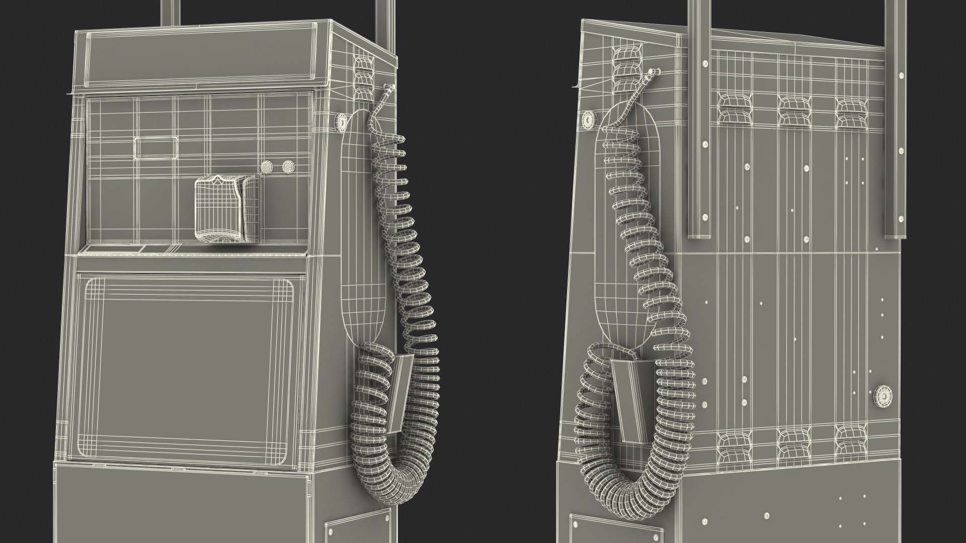 Tire Air Station Black 3D