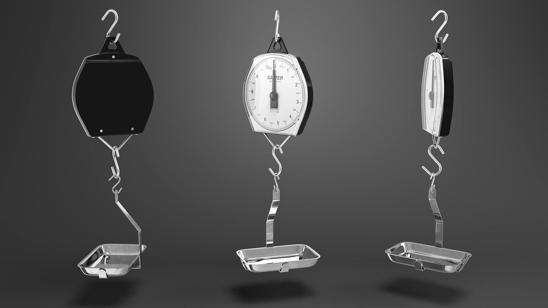 Brecknell 235 6S Mechanical Hanging Scales 3D