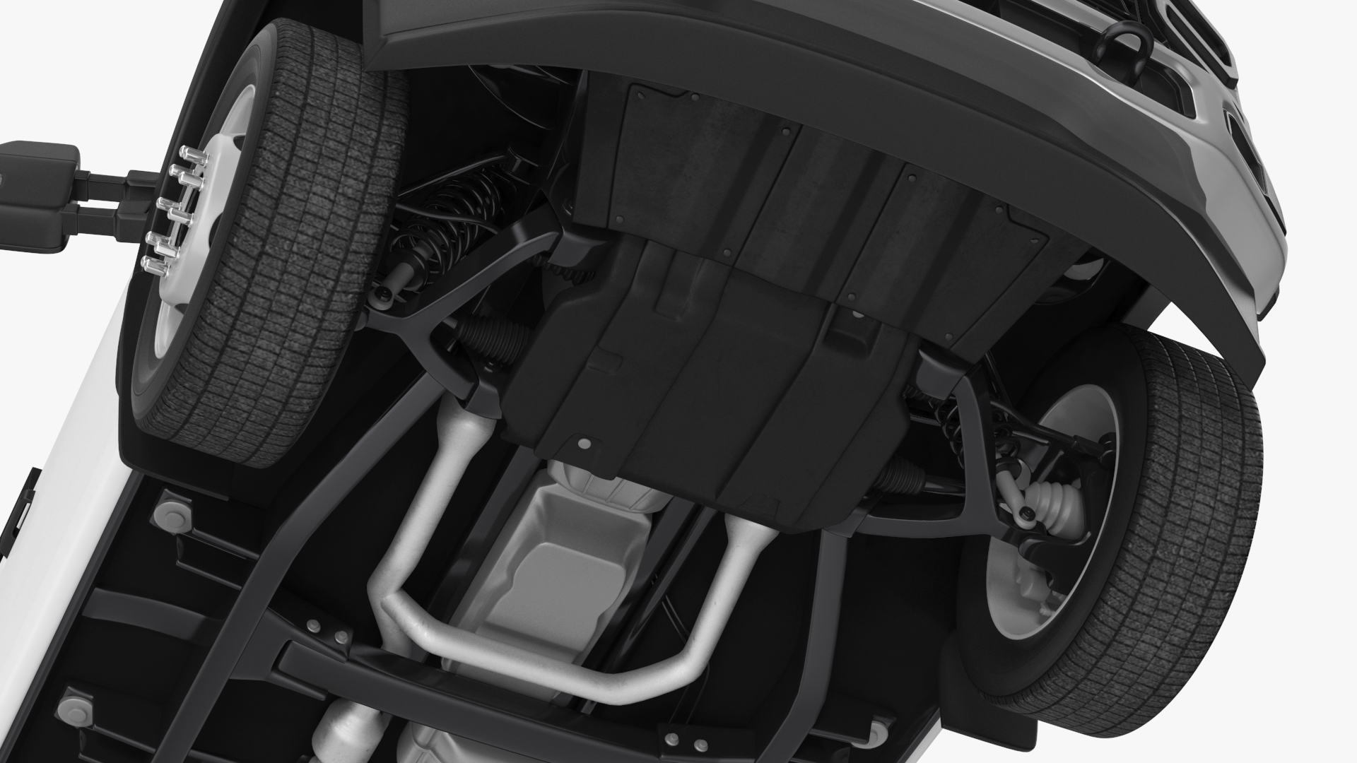 3D Pickup Truck Black Dump model