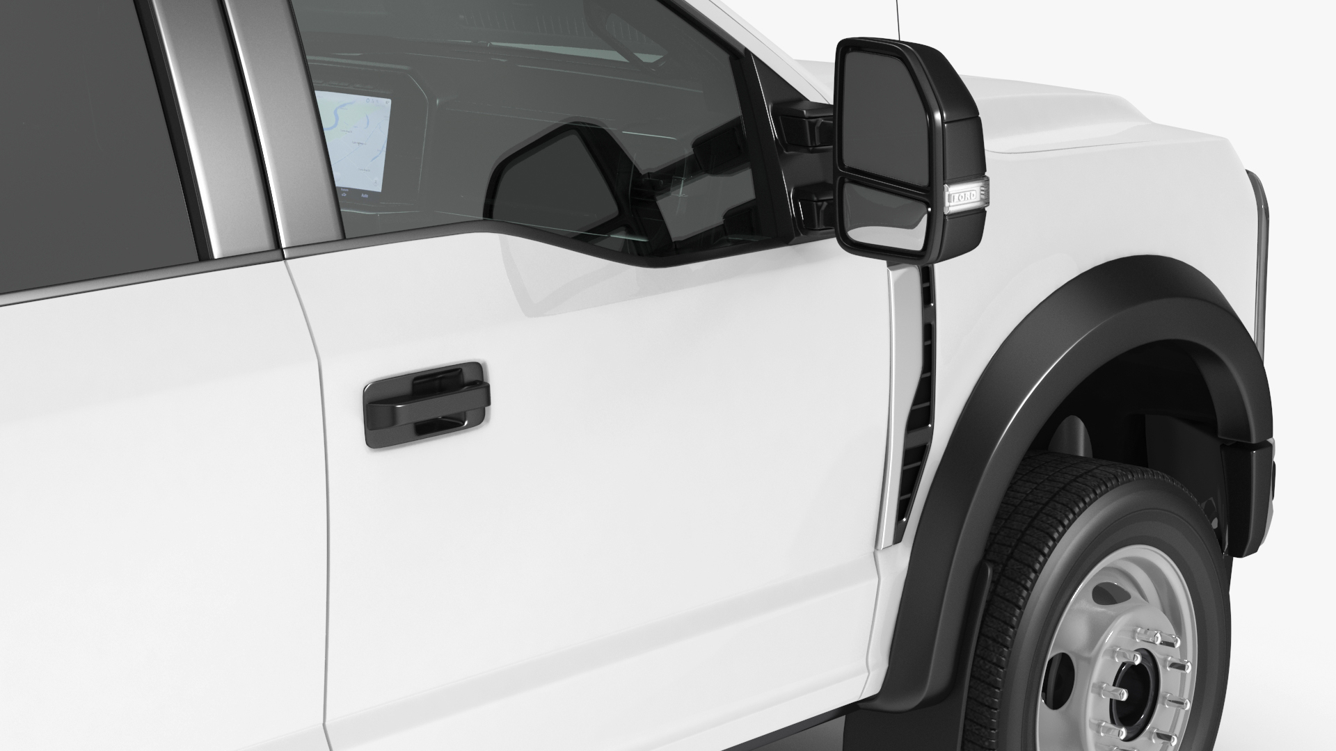 3D Pickup Truck Black Dump model