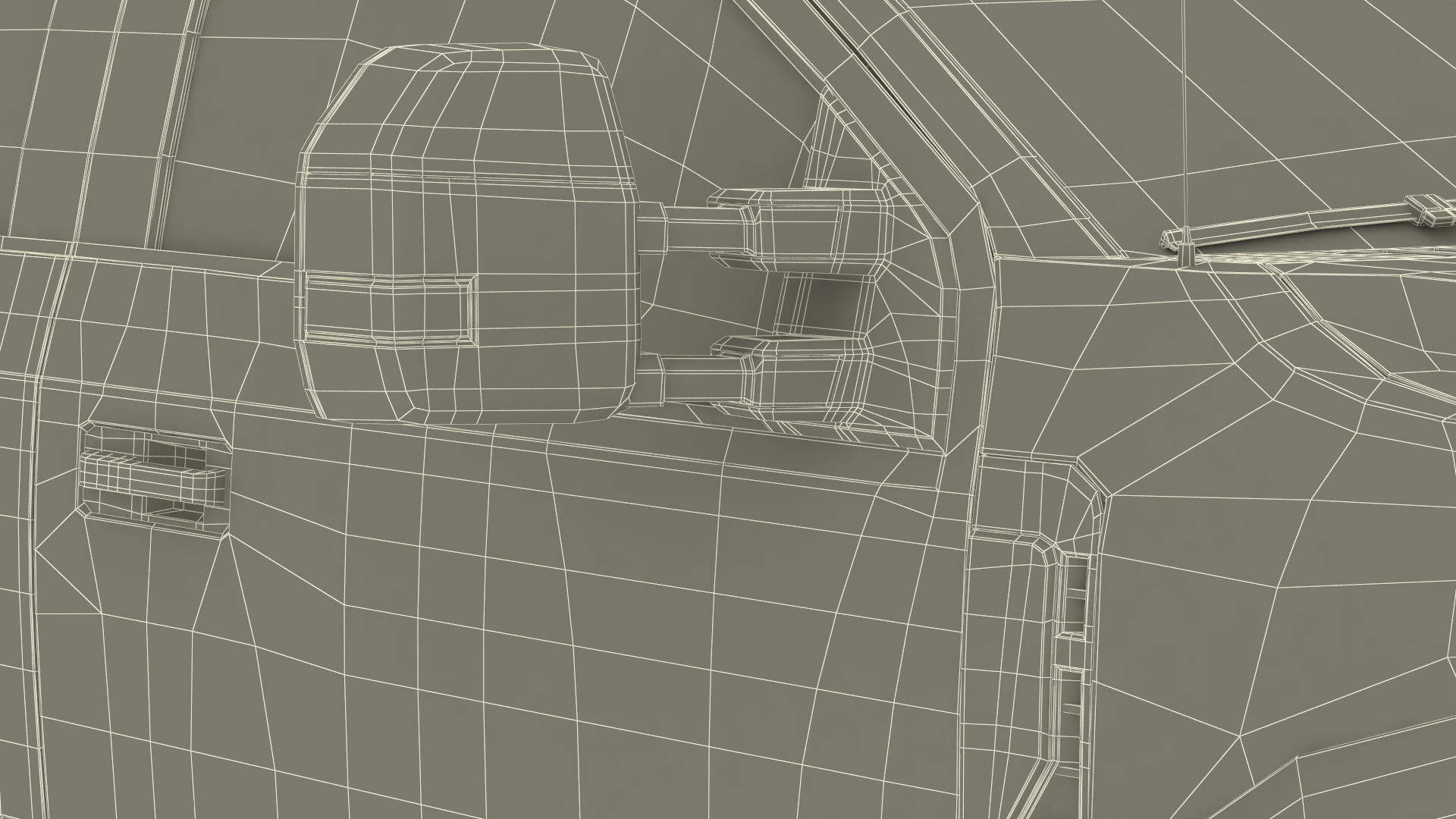 3D Pickup Truck Black Dump model