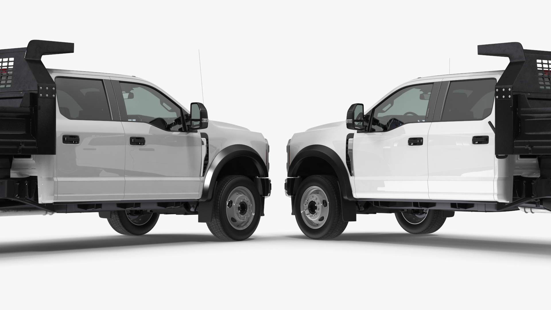 3D Pickup Truck Black Dump model